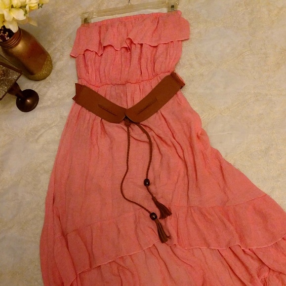 love J Dresses & Skirts - Love J Strapless High/Low Dress